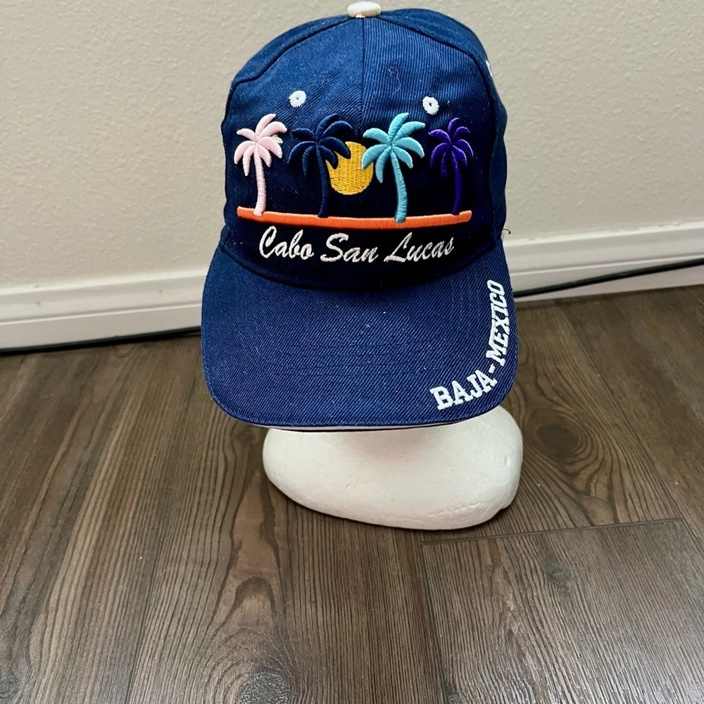 Cabo San Lucas Embroidered Blue Cap